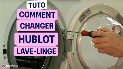 démontage hublot machine à laver